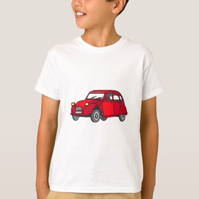 T-shirt Canard rouge (2CV) (Devant)
