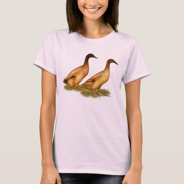 T-shirt Canards :  Campbell kaki (Devant)