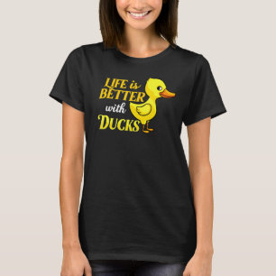 T-shirt Canards en caoutchouc Canards Fermiers Oiseaux ani