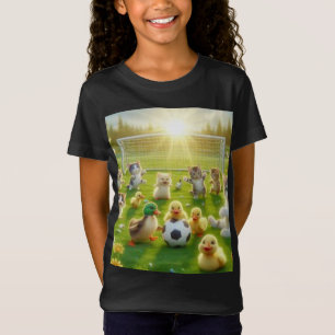T-Shirt Canards et chats à égalité dans un W chaotique et