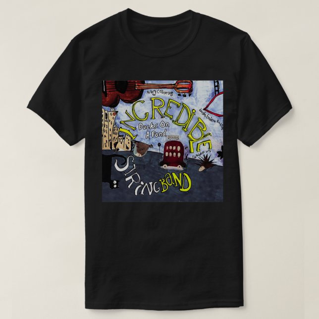 T-shirt Canards Sur Un Étang L'Incroyable Bande À Chaînes (Design devant)