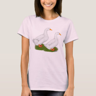 T-shirt Canards : White Pekins