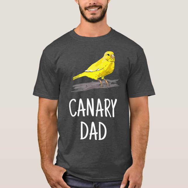 T-shirt Canary Papa Animal Bird Canary Lover Cadeau Pour P (Devant)