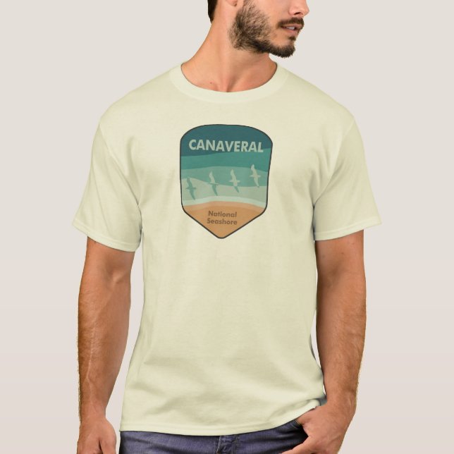 T-shirt Canaveral National Seashore Florida Seaguls (Devant)