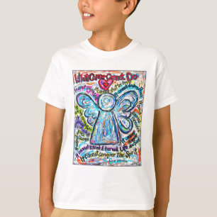 T-shirt Cancer coloré Peinture de l'ange