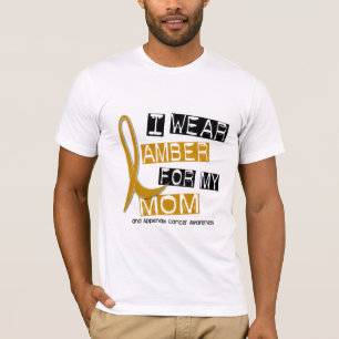 T-shirt CANCER d'ANNEXE je porte l'ambre pour ma maman 37