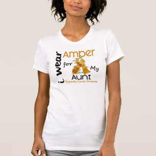 T-shirt Cancer d'annexe je porte l'ambre pour ma tante 43
