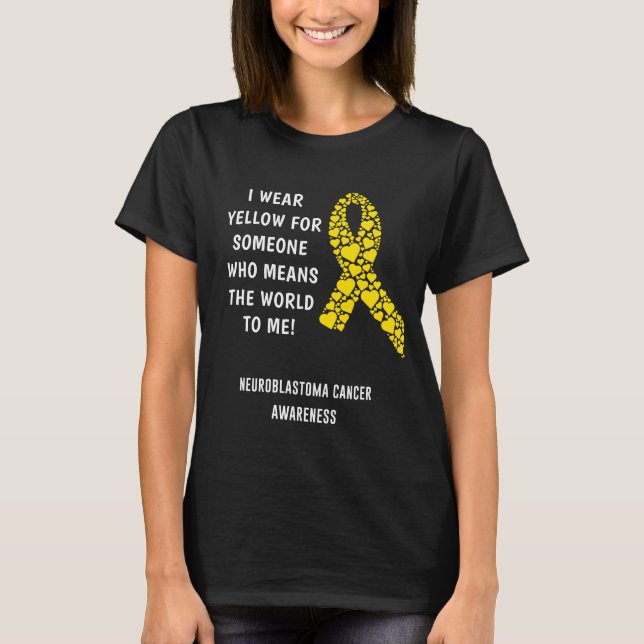 T-shirt Cancer de la neurooblastome (Devant)