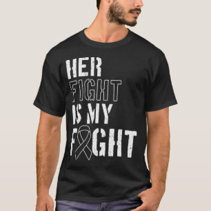 T-shirt Cancer de la peau Son combat est mon combat Melano