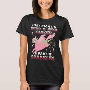 T-shirt cancer de la tête et du cou de l' appendice cance