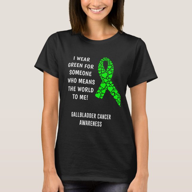 T-shirt Cancer de la vésicule biliaire (Devant)