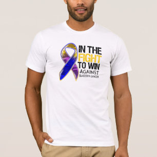 T-shirt Cancer de la vessie - combat à gagner
