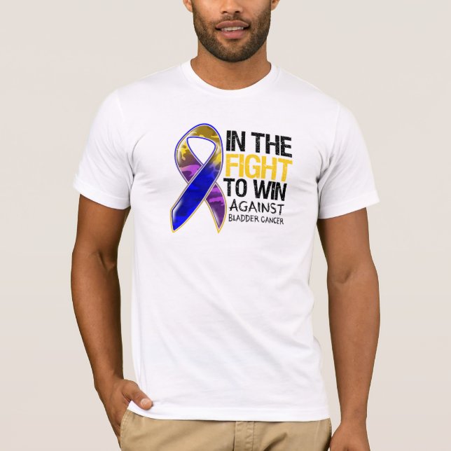 T-shirt Cancer de la vessie - combat à gagner (Devant)