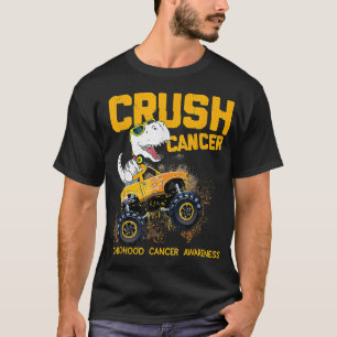 T-shirt Cancer de l'écrasement Dinosaure T de sensibilisat