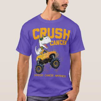 T-shirt Cancer de l'écrasement Dinosaure T de sensibilisat