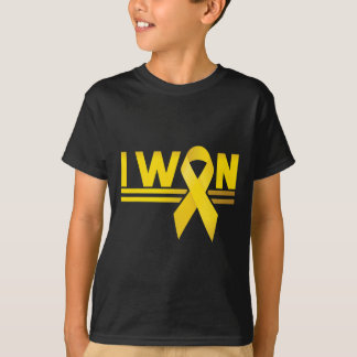 T-shirt Cancer de l'enfance J'ai gagné le ruban