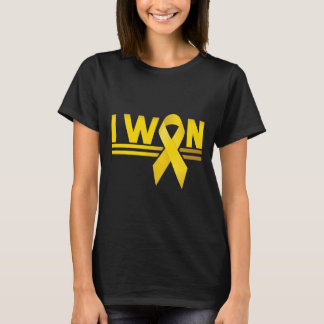 T-shirt Cancer de l'enfance J'ai gagné le ruban