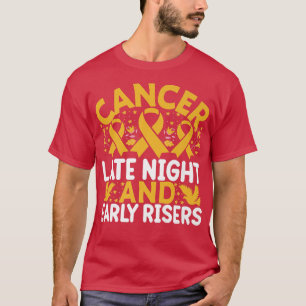 T-shirt Cancer de l'enfance Nuit tardive et lève tôt Yello