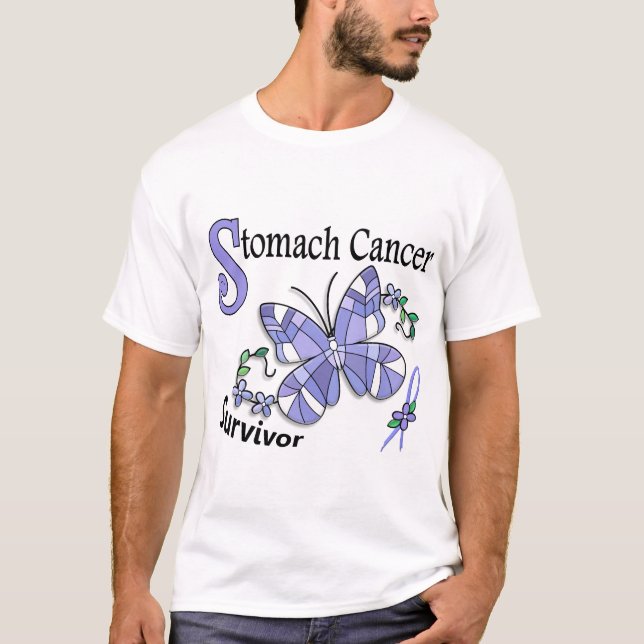 T-shirt Cancer de l'estomac du survivant 6 (Devant)
