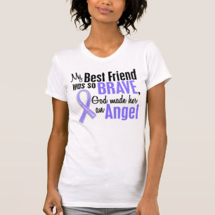 T-shirt Cancer de l'estomac (féminin) de meilleur ami de