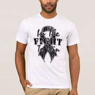 T-shirt Cancer de mélanome dans le combat à gagner