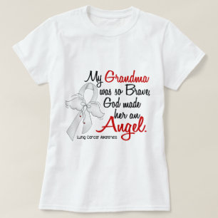 T-shirt Cancer de poumon de grand-maman de l'ange 2