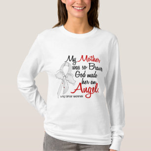T-shirt Cancer de poumon de mère de l'ange 2