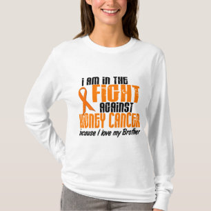 T-shirt CANCER de REIN dans le combat pour mon frère 1