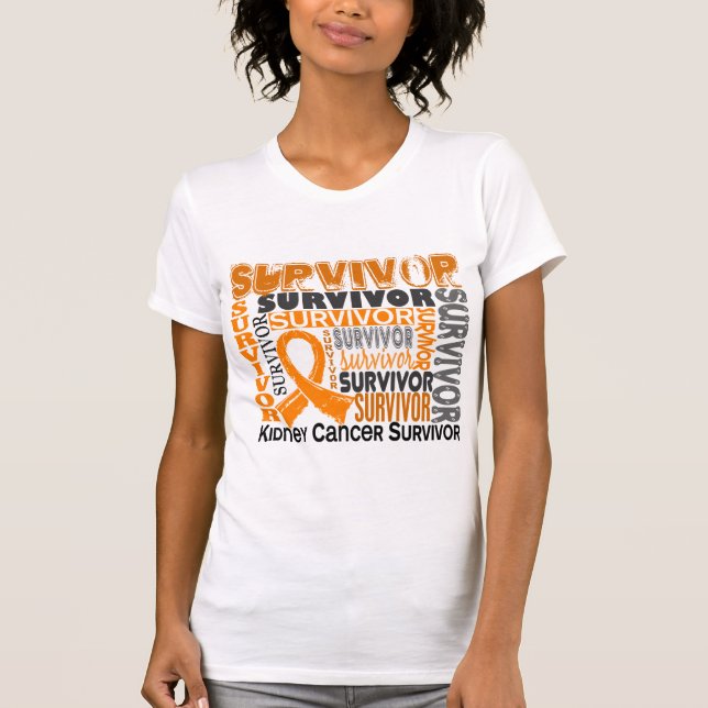 T-shirt Cancer de rein du survivant 10 (Devant)