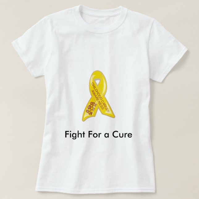 T-shirt Cancer d'enfance de combat (Design devant)