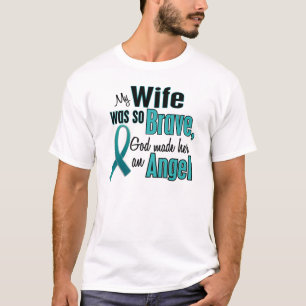 T-shirt Cancer du col de l'utérus ovarien/d'ange