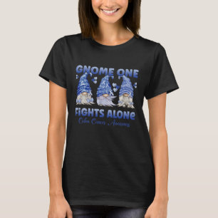 T-shirt Cancer du côlon Cancer colorectal Bleu foncé Rub