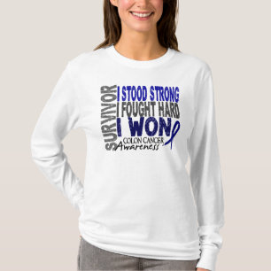 T-shirt Cancer du colon du survivant 4