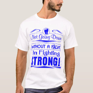 T-shirt Cancer du colon je suis combat fort