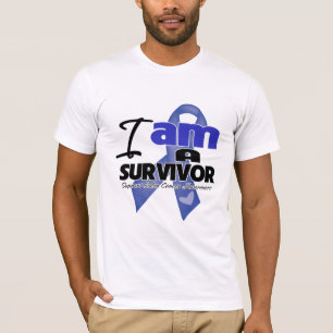 T-shirt Cancer du colon - je suis un survivant