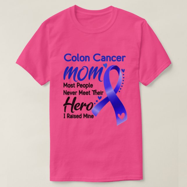 T-shirt Cancer du côlon La plupart des gens ne rencontrent (Design devant)