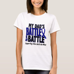 T-shirt Cancer du colon MA BATAILLE TROP 1 papa