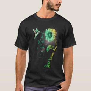 T-shirt Cancer du foie Tournesol Colibri