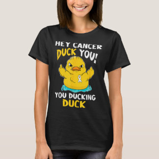 T-shirt Cancer du poumon Guerrier Conception de canard ens