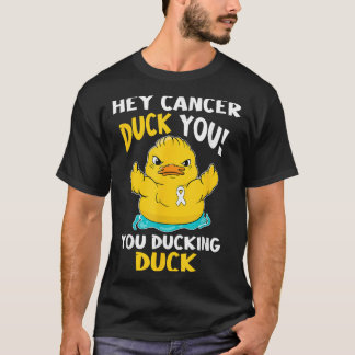 T-shirt Cancer du poumon Guerrier Conception de canard ens