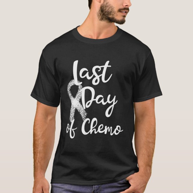 T-shirt Cancer Du Poumon Survivant Dernier Jour De Citatio (Devant)