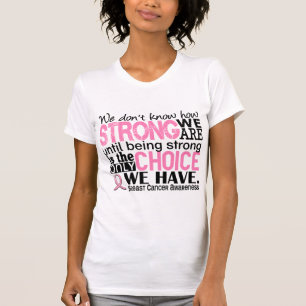 T-shirt Cancer du sein comme nous forts sommes