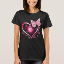 cancer du sein croix du coeur papillon cadeau surv