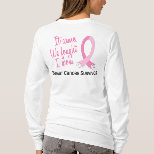 T-shirt Cancer du sein du survivant 11 (Dos)