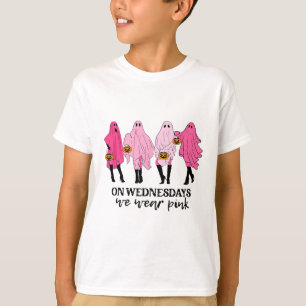 T-shirt Cancer Du Sein Mercredi Nous Portons Rose