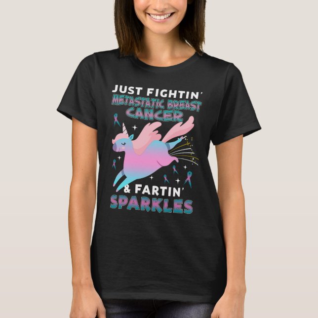 T-shirt cancer du sein métastatique, appendice cancer de l (Devant)