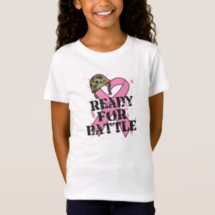T-Shirt Cancer du sein prêt pour la bataille