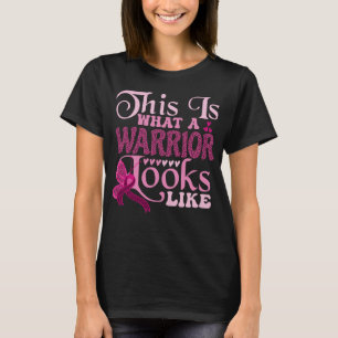 T-shirt Cancer du sein Voici à quoi ressemble un guerrier
