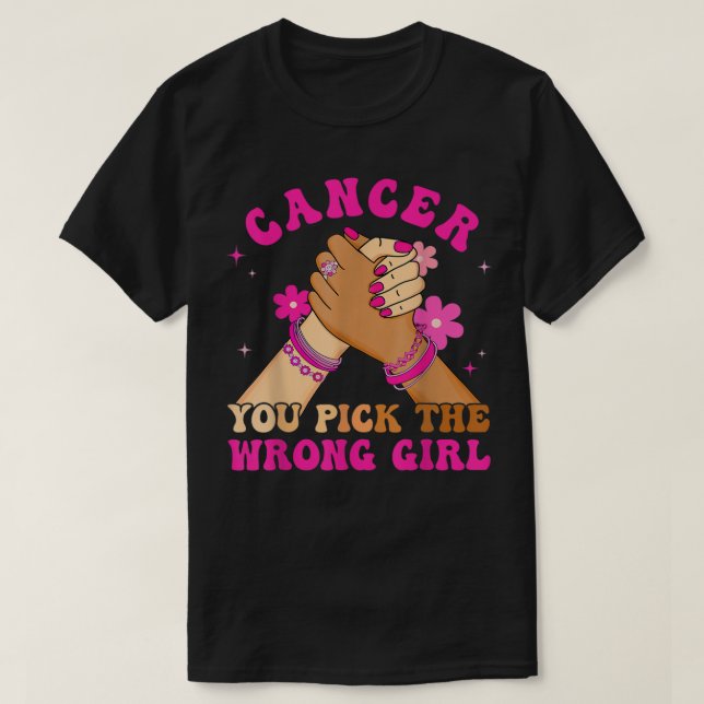 T-shirt Cancer Du Sein Vous Choisissez La Mauvaise Sensibi (Design devant)