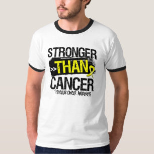 T-shirt Cancer du testicule - plus fort que le Cancer
